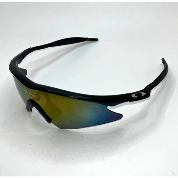 Oakley M Frame Sunglasses Fire Iridium Lens + Hard Case Vintage Performance USA - Picture 7 of 12